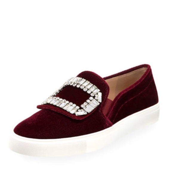 karl lagerfeld velvet sneakers